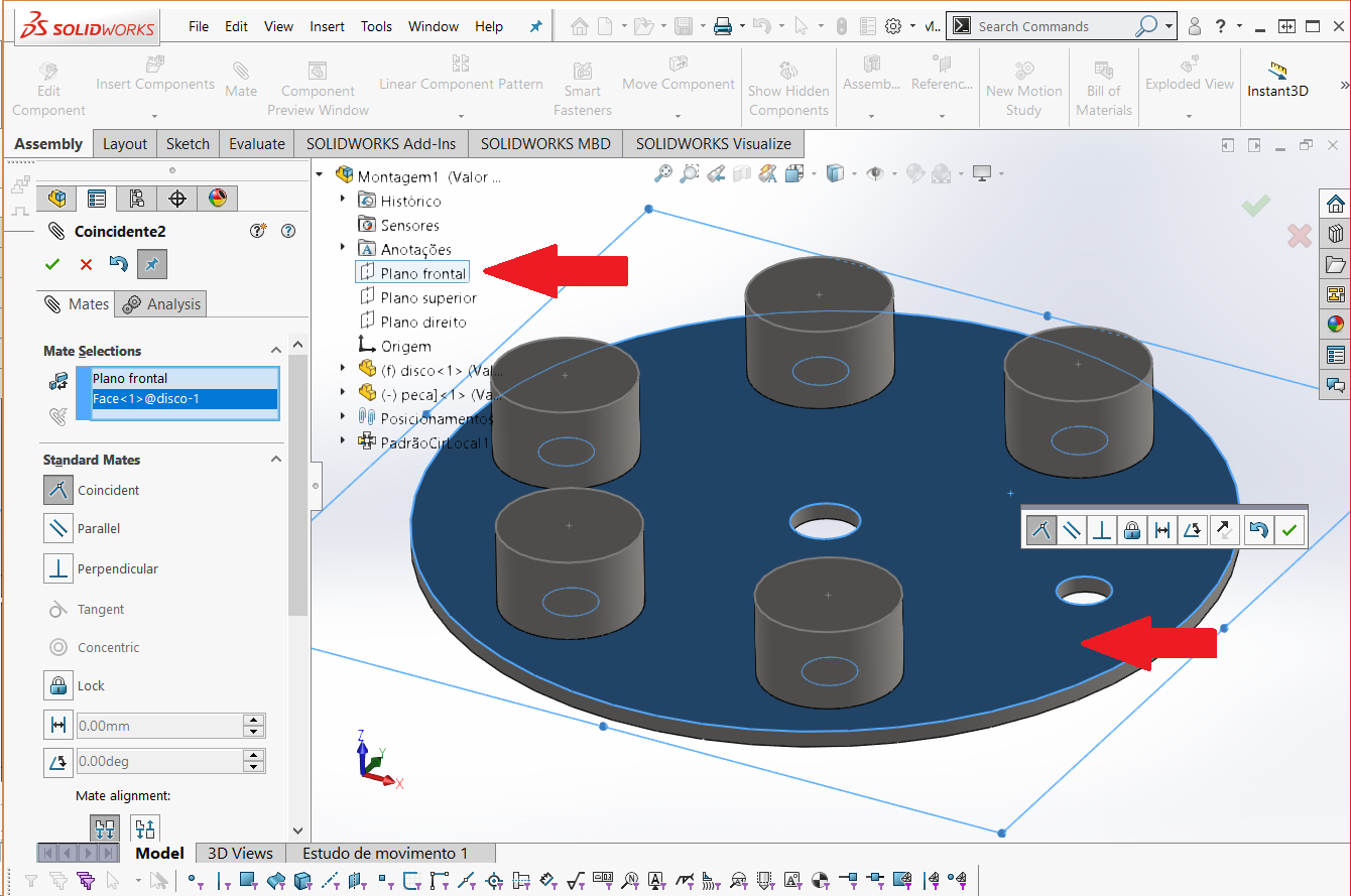 how to find moment of inertia in solidworks